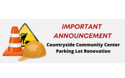 Parking Lot Renovation to Begin at the Countryside Community Center