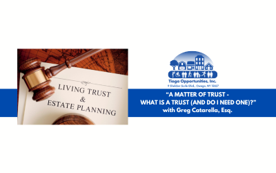 A Matter of Trust- What is a Trust (and do I need one)? with Greg Catarella, Esq.