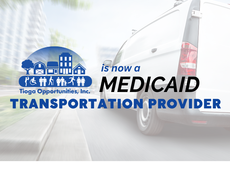TOI is now a Medicaid Transportation Provider!