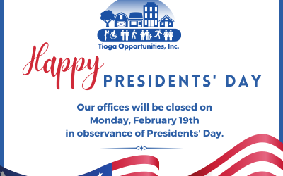 Holiday Closure Notice: Presidents’ Day, Monday, February 19th